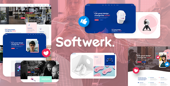 Softwerk - Software & SaaS Startup WordPress Theme