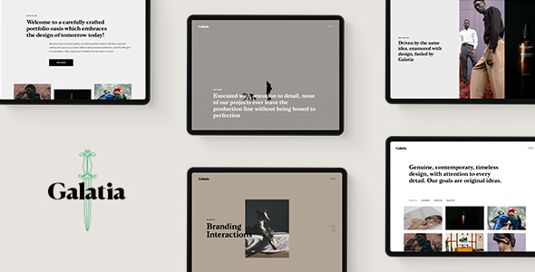 Galatia - Contemporary Agency WordPress Theme