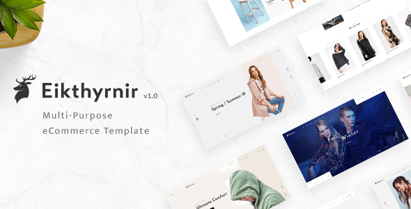 Eikthyrnir Creative Mutipurpose eCommerce PSD Template