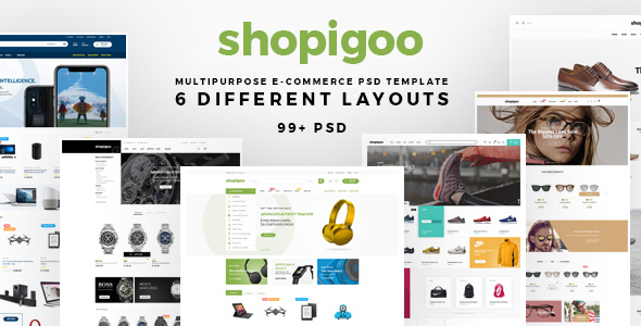 shopigoo - Multiuse eCommerce PSD Template