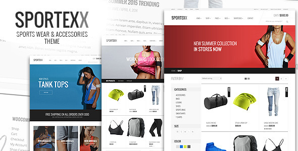 Sportexx - Gym Fashion WooCommerce Theme
