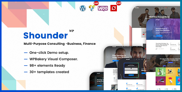 Shounder - Multi-Purpose Consulting Business WordPress Theme