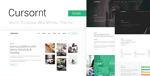 Cursor - Clean Corporate Business WordPress Theme