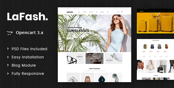 LaFash - Multipurpose OpenCart 3.x Theme