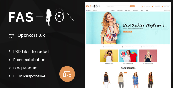 Fashion - OpenCart 3.x Responsive Theme