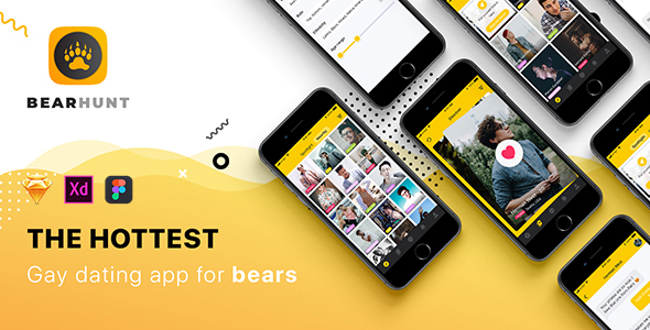 BearHunt Mobile UI Kit