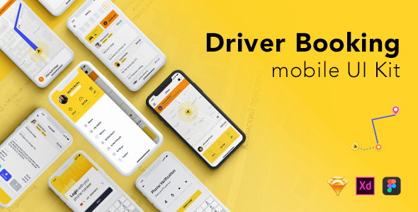 Preview image for ABER Driver - Taxi UI Kit for Mobile App