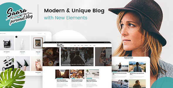 Saara - Minimal Blog WordPress