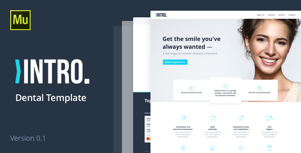 INTRO - Dental Care Template