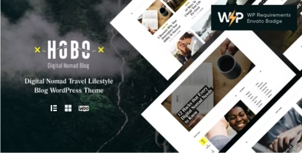 Hobo | Travel Blog & Digital Nomad Lifestyle WordPress Theme
