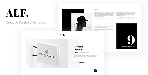 ALF. - Creative Design Portfolio & Personal Template