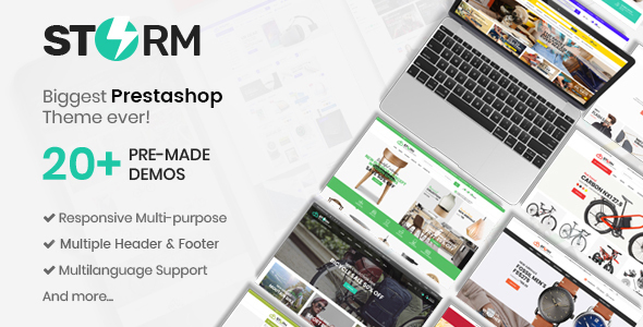 Storm - MultiStore Responsive Prestashop Theme