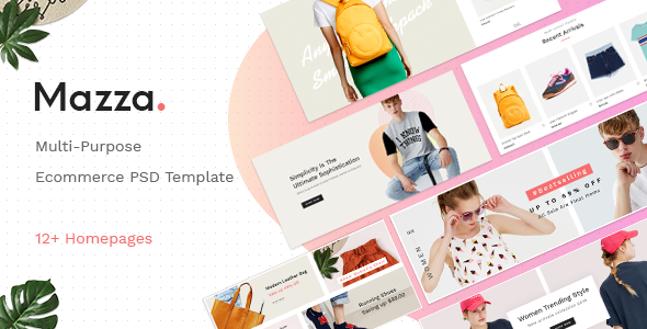 Mazza - Multipurpose Ecommerce PSD Template