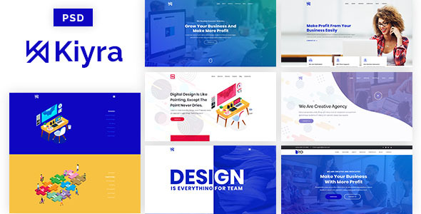 Kiyra - Ultimate Creative PSD Template