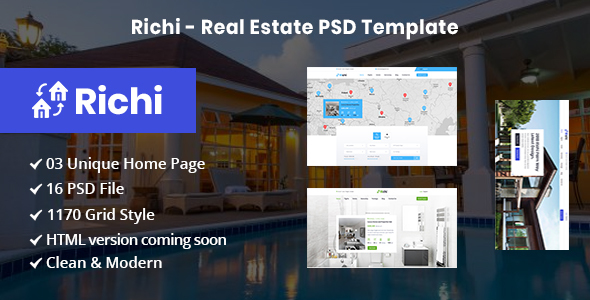 Richi - Real Estate PSD Template