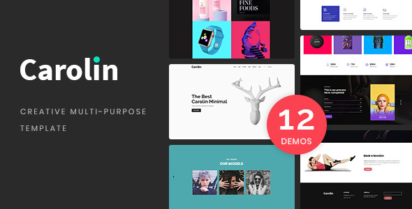 Carolin - Creative Multi-Purpose PSD Template