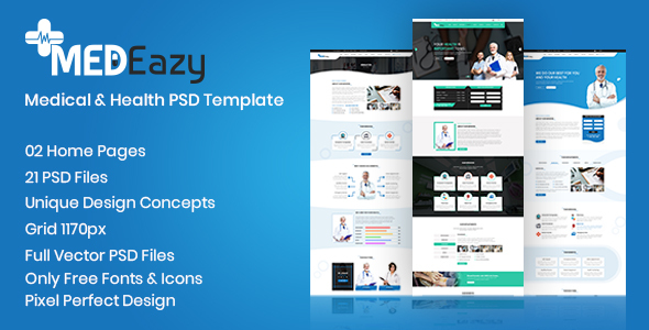 MedEazy PSD Template