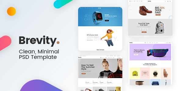Brevity - Mutilpurpose eCommerce PSD Template