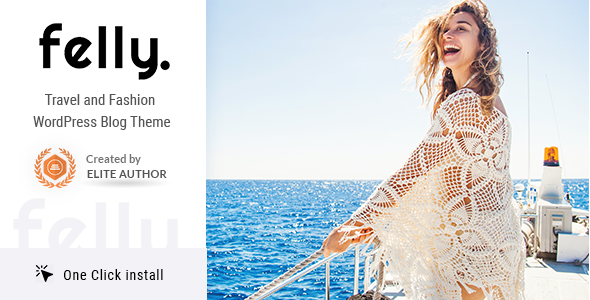 Felly | Travel and Fashion WordPress Blog Theme product preview