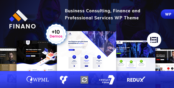Finano - Business Finance WordPress Theme