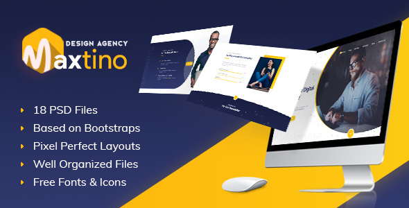 Maxtino - Personal Portfolio PSD Template
