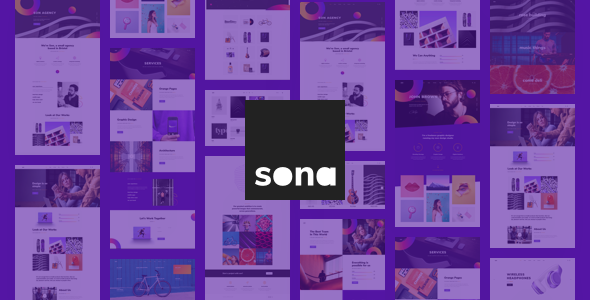 Sona -  Digital Marketing Agency WordPress Theme