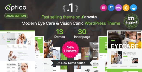 Optico | Optometrist & Eye Care WordPress Theme