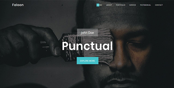 Faloon-Creative Personal Portfolio Template listing image