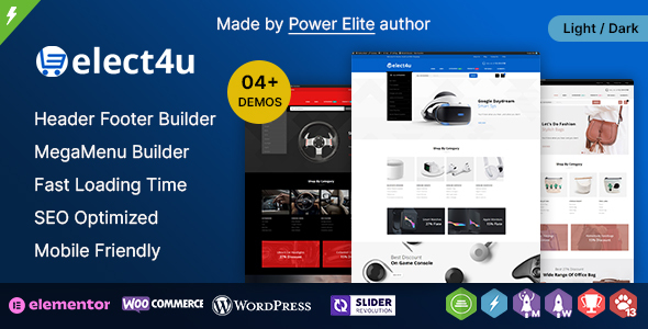 Elect4u WP - Multipurpose WooCommerce Responsive Theme