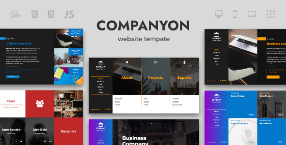 Preview image for Companyon - Agency Page Template