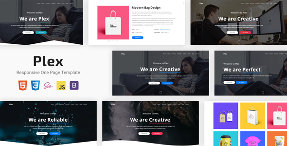 Plex - Responsive One Page Template