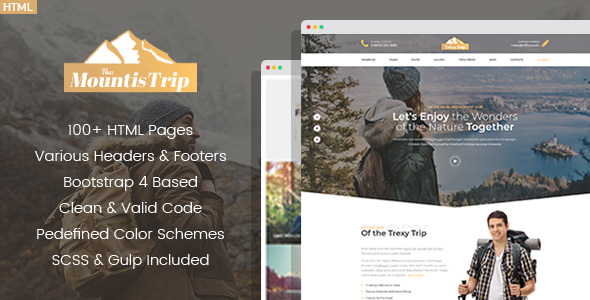 Mountis - Hiking And Outdoor Club HTML Template