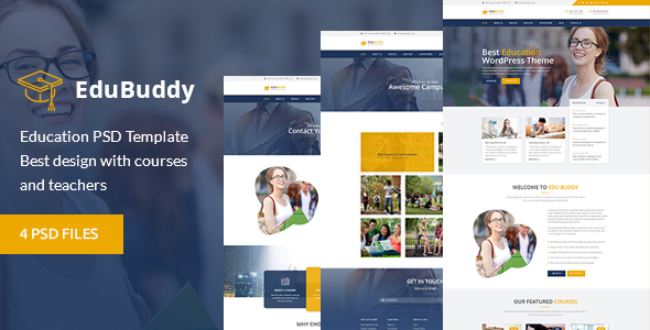EduBuddy - Education & Academy PSD Template