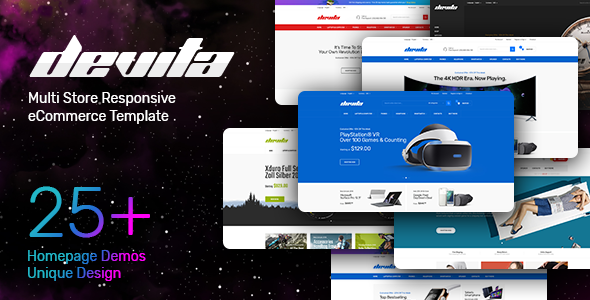 Multipurpose Responsive HTML Template - Devita listing image