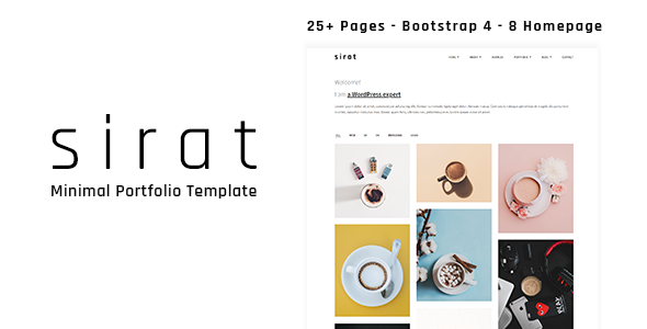 Sirat - Minimal Responsive Portfolio Template