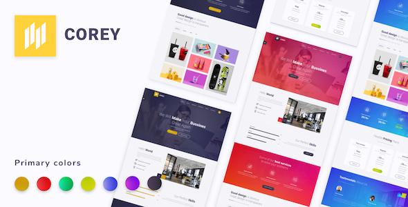 Corey - One Page Parallax