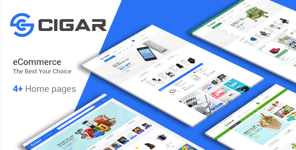 Cigar - Electronics & Organic  Store HTML Template