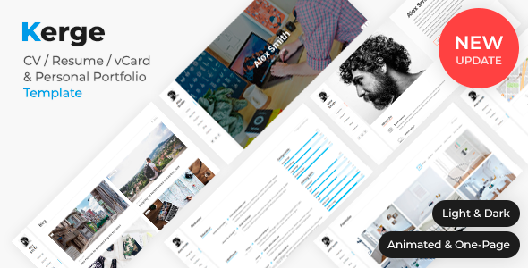 Kerge | Resume Personal Portfolio