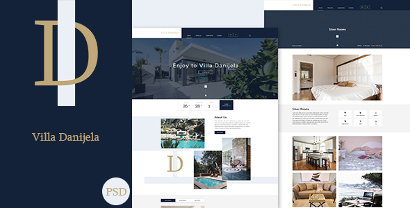 Product preview supplied for Danijela - Luxury Villa PSD Template