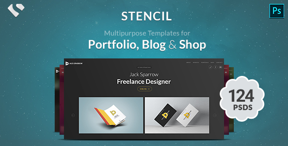 Stencil - Portfolio, Blogging & Shop