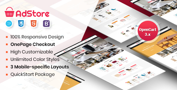 AdStore - Multipurpose Responsive OpenCart Theme