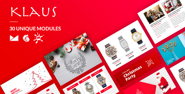 Klaus Email-Template + Online Builder