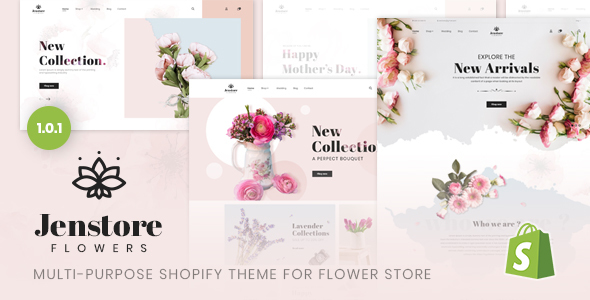 JenStore | Multi-Purpose Shopify Theme for Flower Store