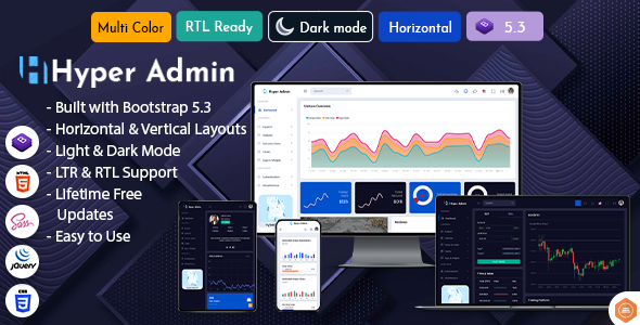 Hyper - Responsive Admin Dashboard Template