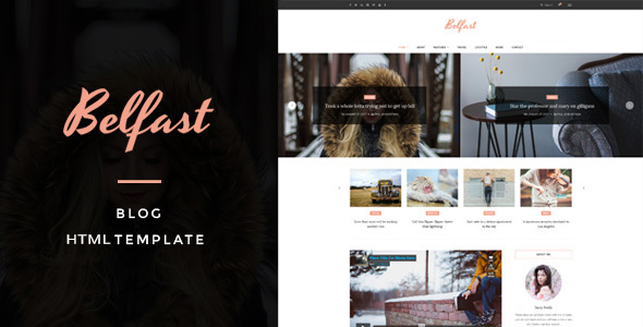 Belfast - Blog HTML Template listing image