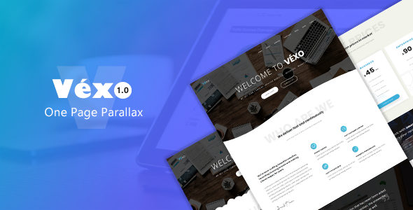 Véxo - One Page Parallax