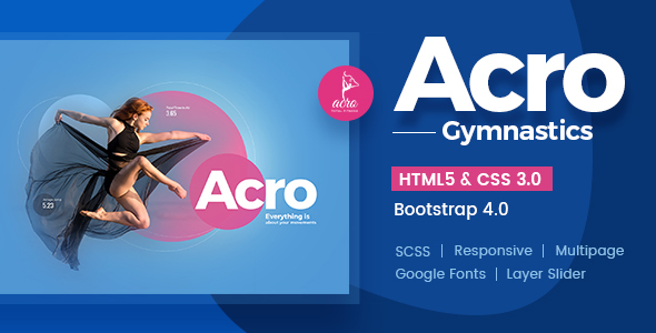Acro | Gym And Fitness Academy HTML Template