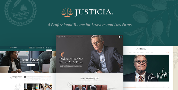 Justicia - Lawyer WordPress Theme