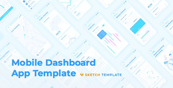 HIX App – Mobile Dashboard UI Kit for Sketch