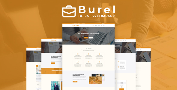 Burel - Corporate & Business PSD Template